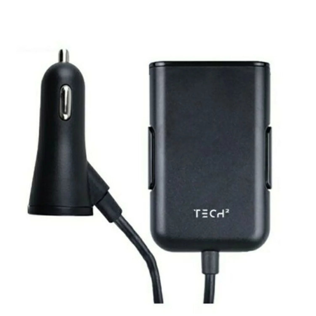 Backseat Car Charger, 4 USB Ports (2pk) Z942