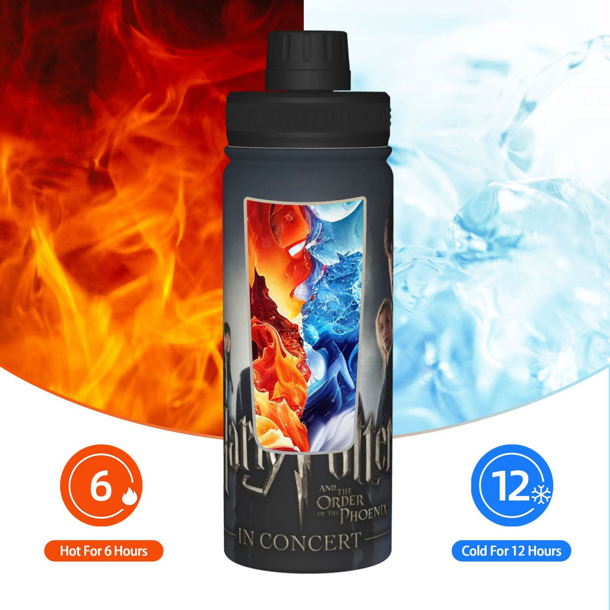 Insulated Stainless Steel Water Bottle 18OZ I216