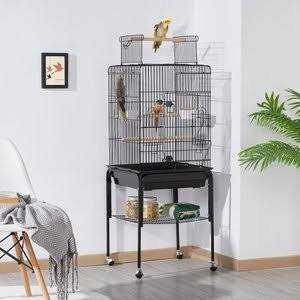 Rolling Bird Cage & Playtop M37545