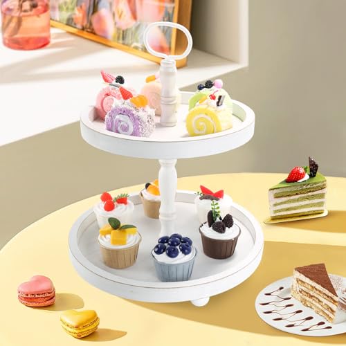 Halloween Decorations and Wooden Two Tiered Tray Stand A872764