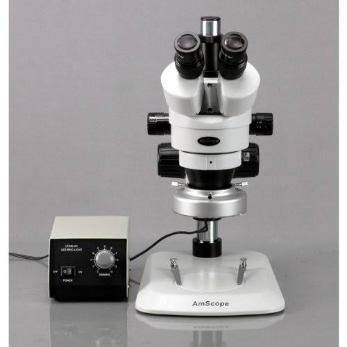 Trinocular Stereo Zoom Microscope, 7X-90X Magnification, 0.7x-4.5x Zoom Object E32060