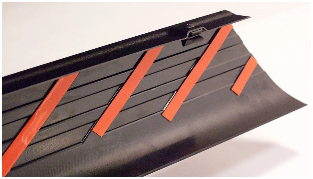 Black Smooth Finish BedRail Caps 2-Piece Set B778