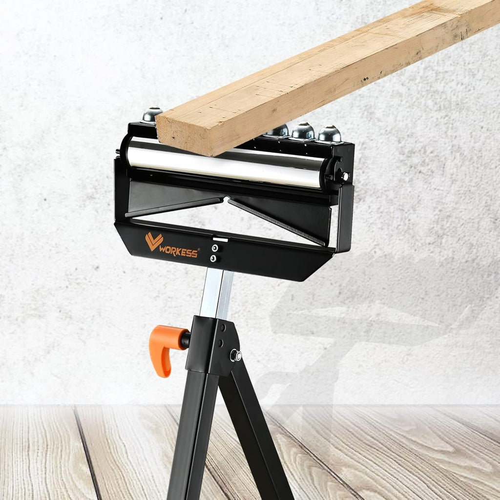 Roller Support Stand, Adjustable Height, Pack of 2 E687425