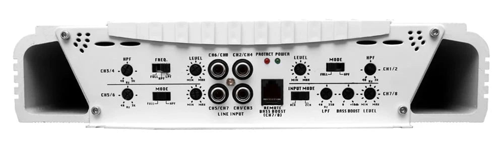8 Channel 3000 Watt Waterproof Marine Amplifier D6460