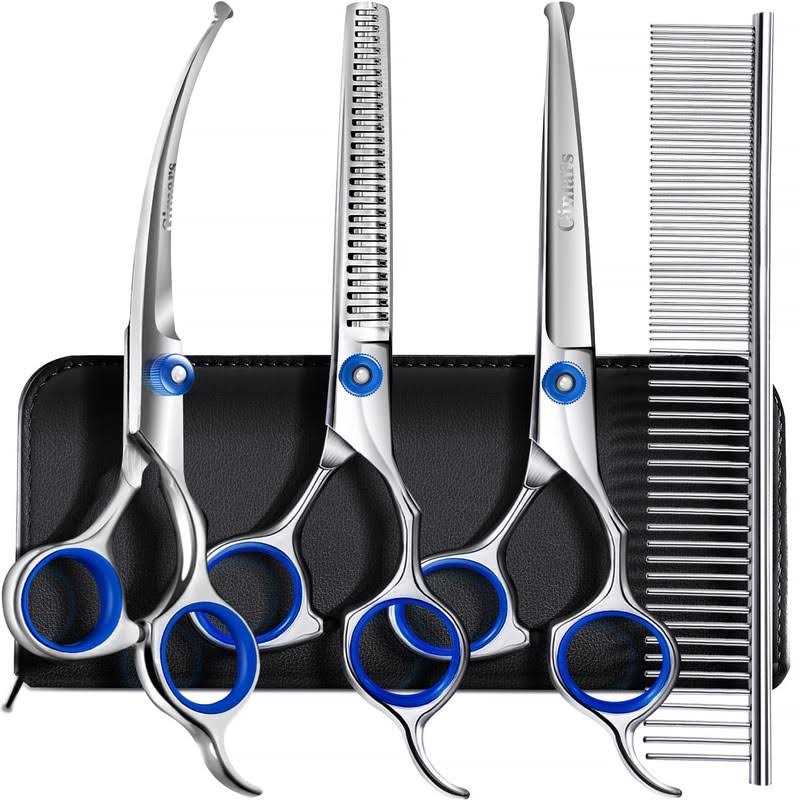 5 in 1 Grooming Scissors with Safety Round Tip W377354