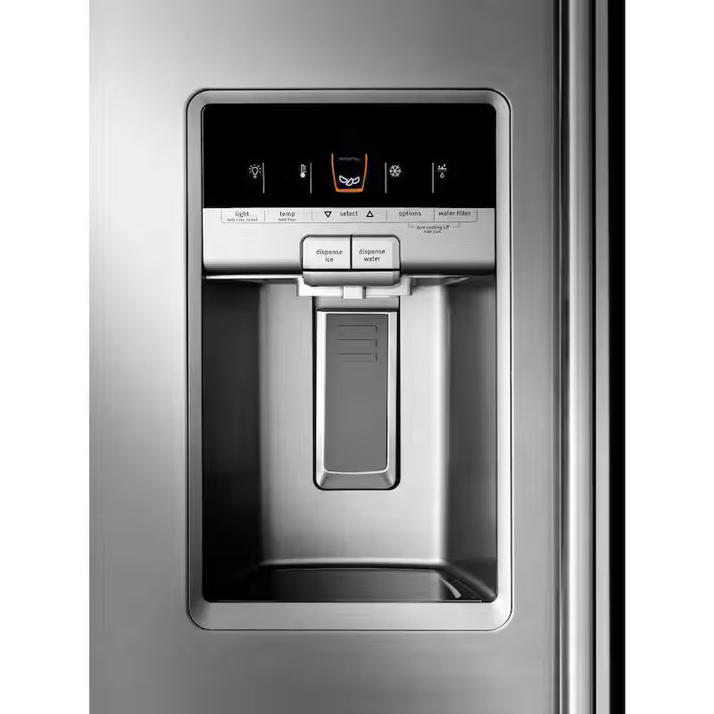 21 cu. ft. Side by Side Refrigerator Stainless Steel Counter Depth U505