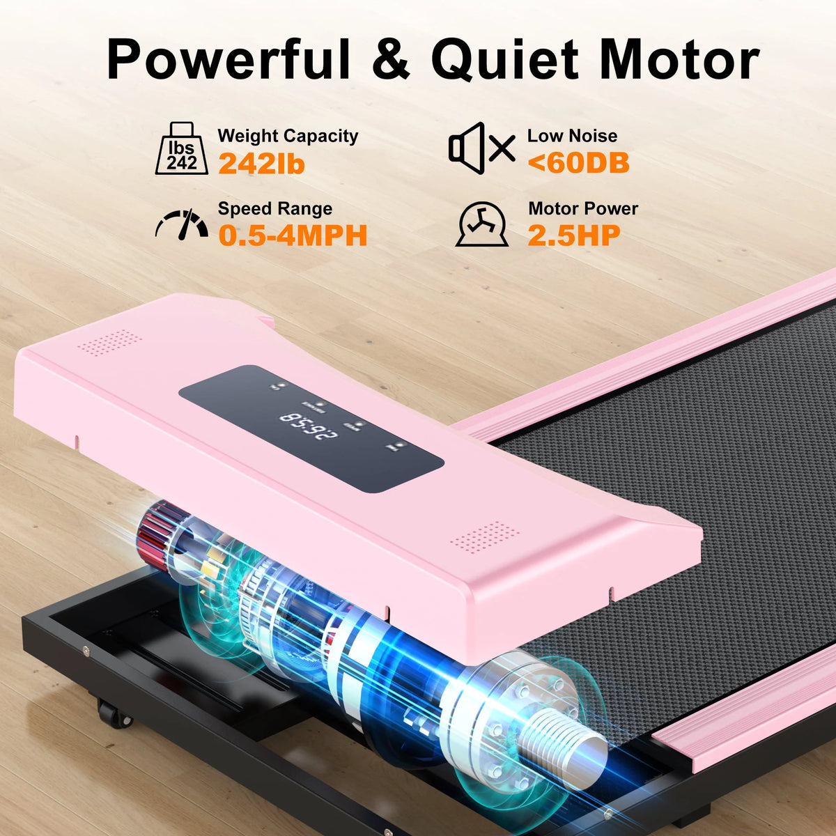 2.5HP Quiet Compact Walking Pad G513555