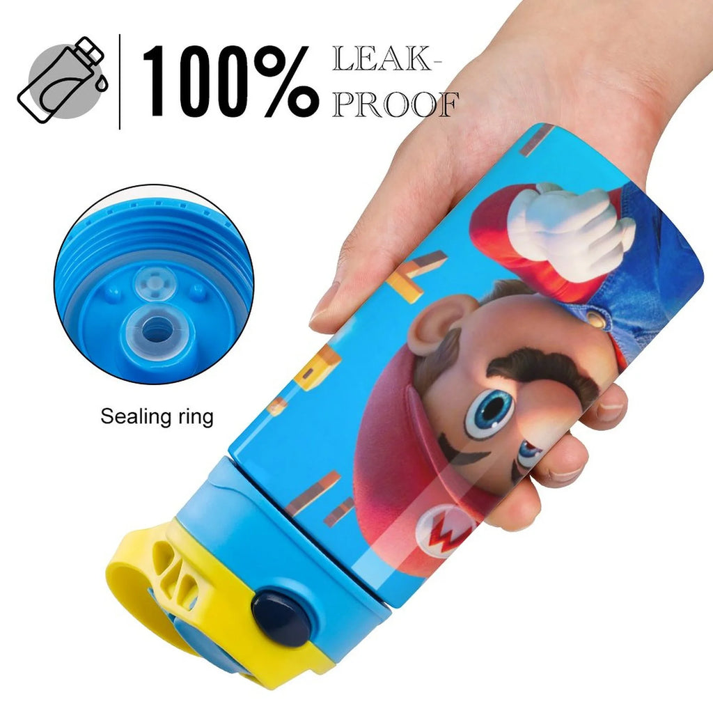Insulated Stainless Steel Water Bottle with Straw U434192