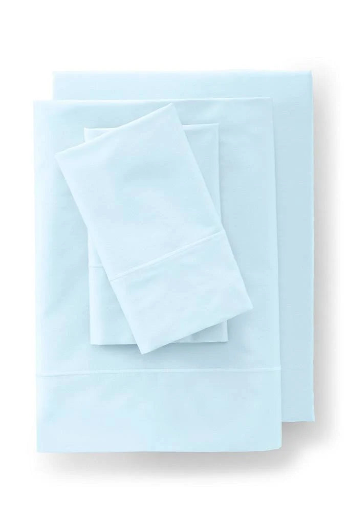 Blue 400 Thread Count Sateen Sheets Z510