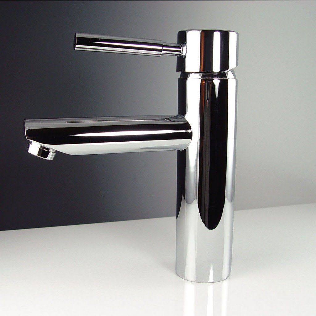 Chrome Single Hole Bathroom Vanity Faucet J584
