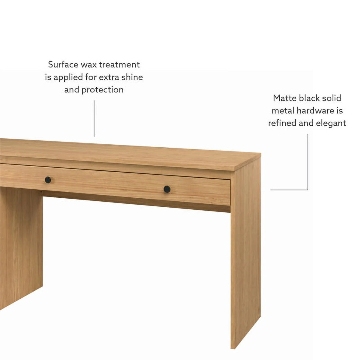 Wood Desk with File Cabinet R3660