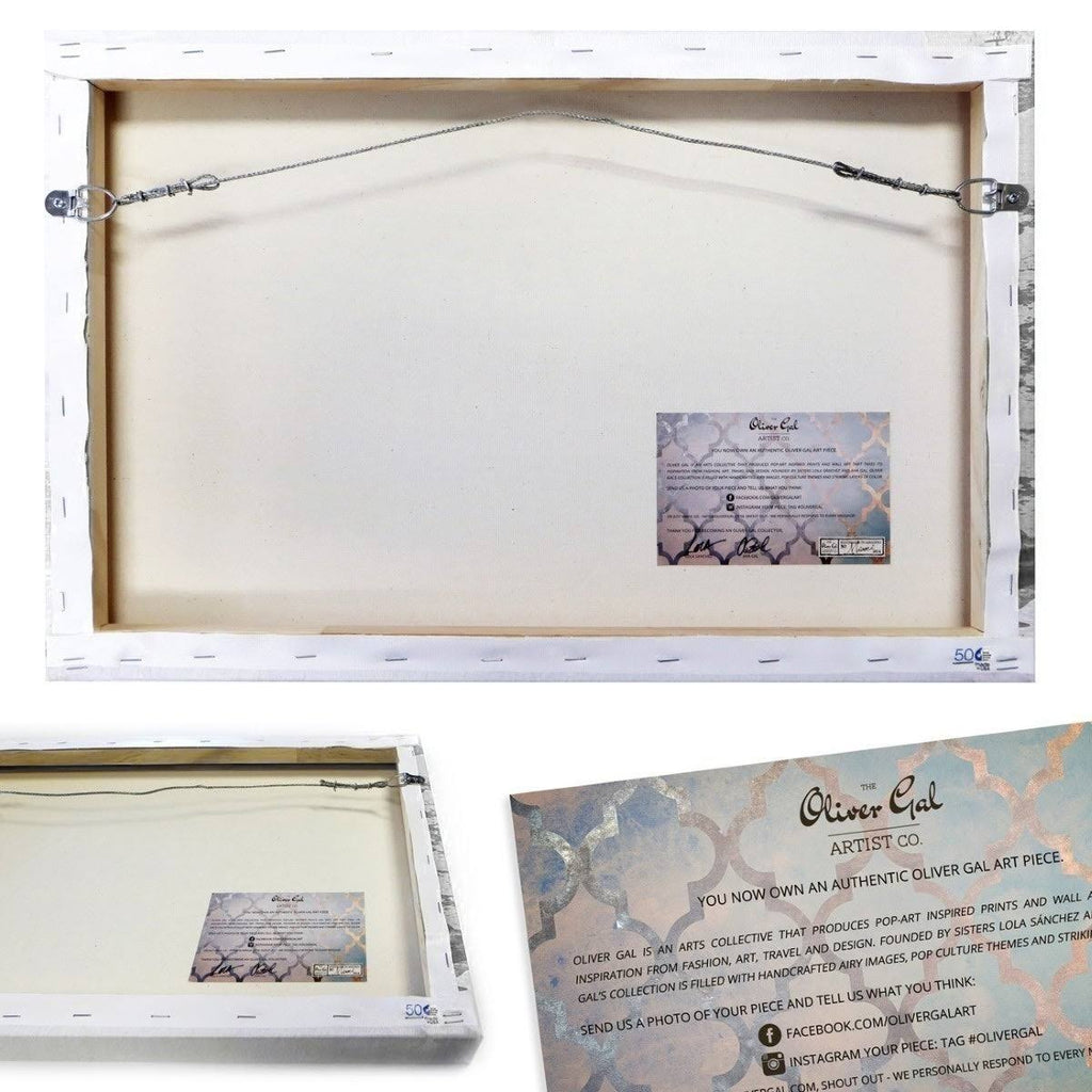 White Gold Canvas Art M46839