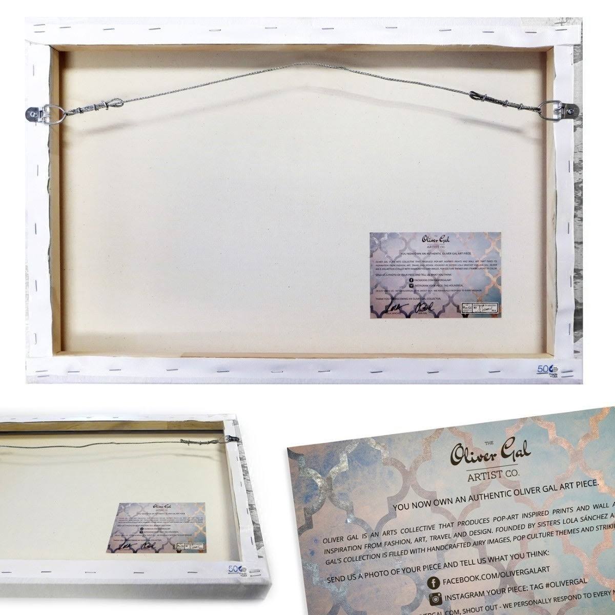 White Gold Canvas Art M46839