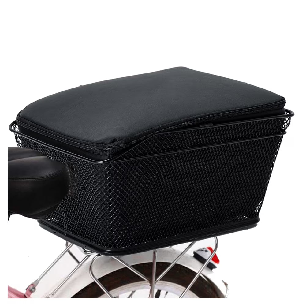 Metal Wire Waterproof Rear Bike Basket 20 L J35520