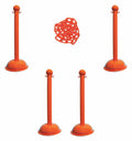 Safety Orange Barrier Post Kit K62528