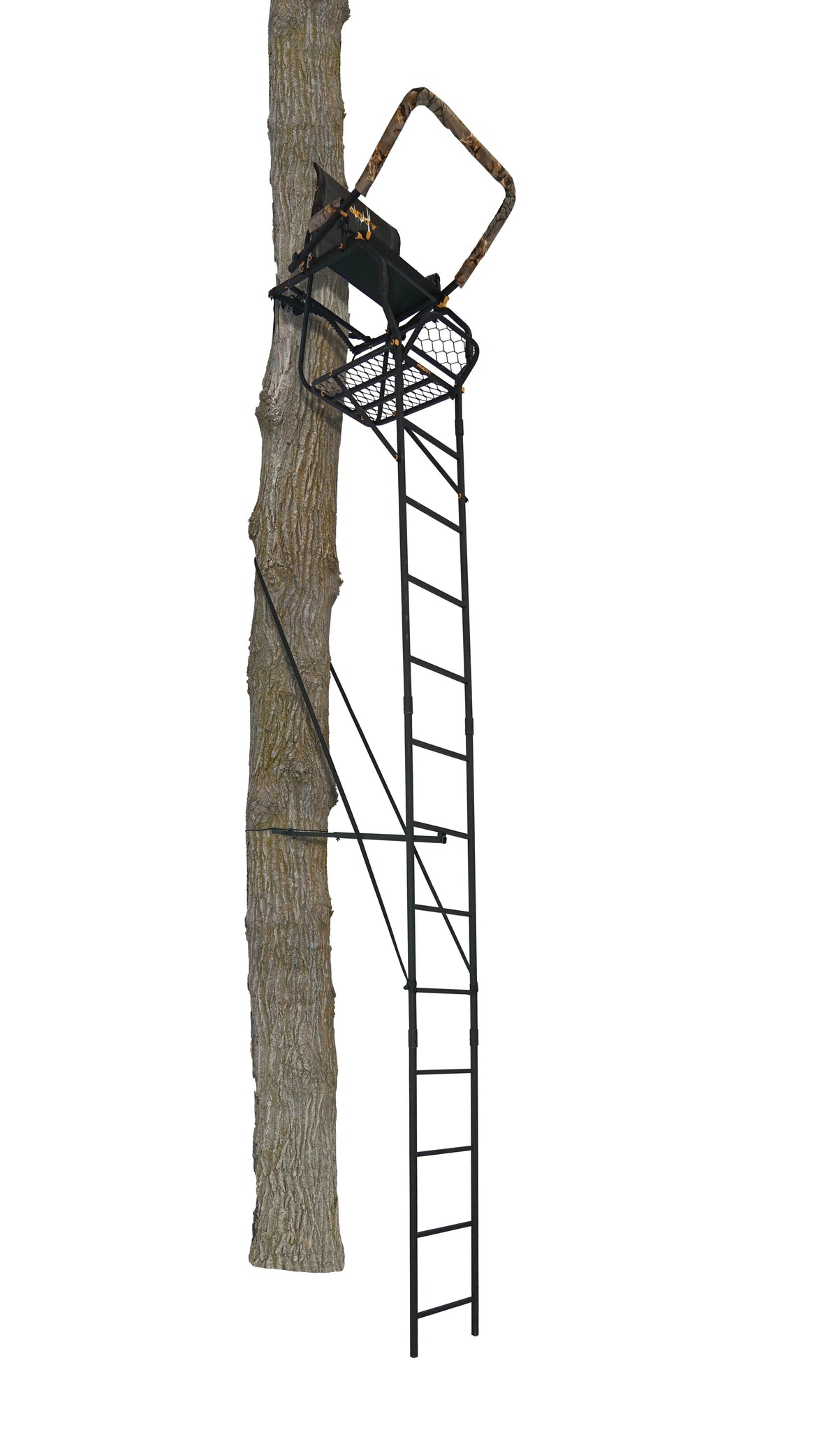 Black 17ft 1 Person Ladder Tree Stand G97194