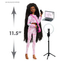 11.5-inch Fashion Doll with 4B Textured Hair, Medium Brown Skin Tone T3735