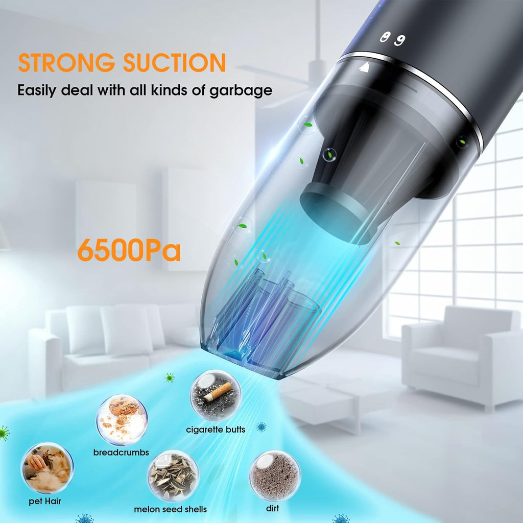 Gray Cordless Handheld Car Vacuum V717